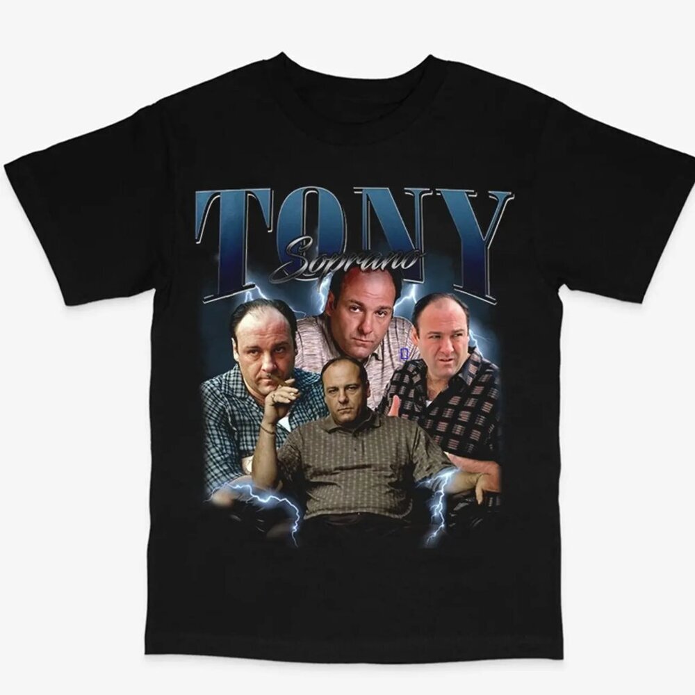 Tony Soprano Vintage T-Shirt - The Sopranos Fan Gift Tee TV Show Graphic Tee